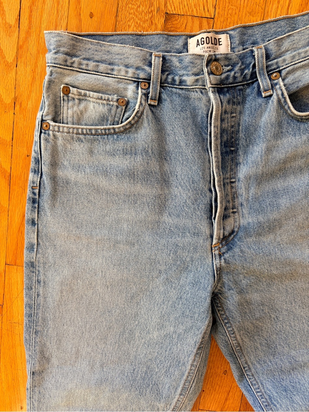 Agolde Riley Crop Jeans - Picture 3 of 8